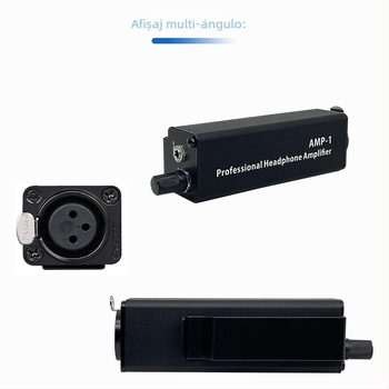 AMP-1 amplificator pentru căști cu control al volumului, portabil, reglaj al intrării audio