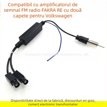 Adaptor de semnal pentru antenă FM Evoresn/Yisen VW-18 – VW/Audi, Fakra RE2, cupru
