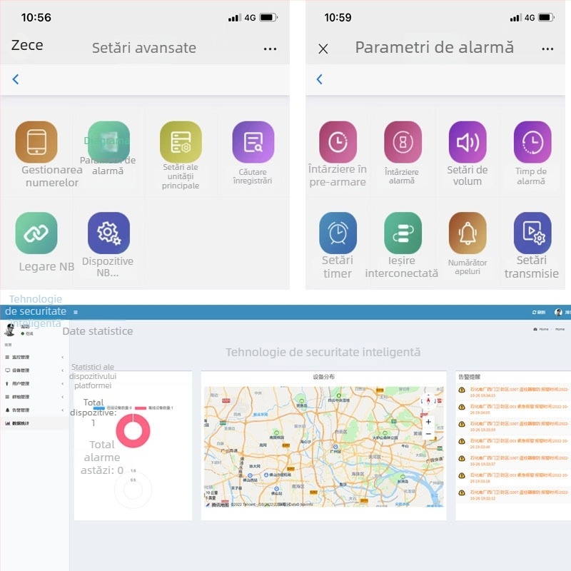 Lion King 2000v Hub alarmă anti-furt 4G, pentru magazine, case și depozite, 30 zone, 24 dispozitive wireless, 220V