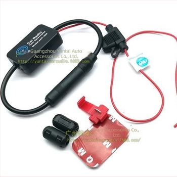 Amplificator de semnal radio auto FM/AM - Intrare 12V, interfață universală, model FM-BST05, greutate 0,3 kg, Evoresn/Yisen