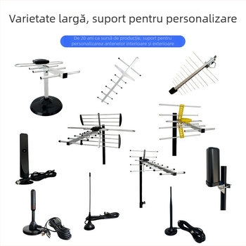 Antena TV DTMB Terestră DVB-T2 HD cu câștig înalt (Brand: Zhuoyuan Electronics; Model: ZY-5M; Furnizare exclusivă pentru export: Da)
