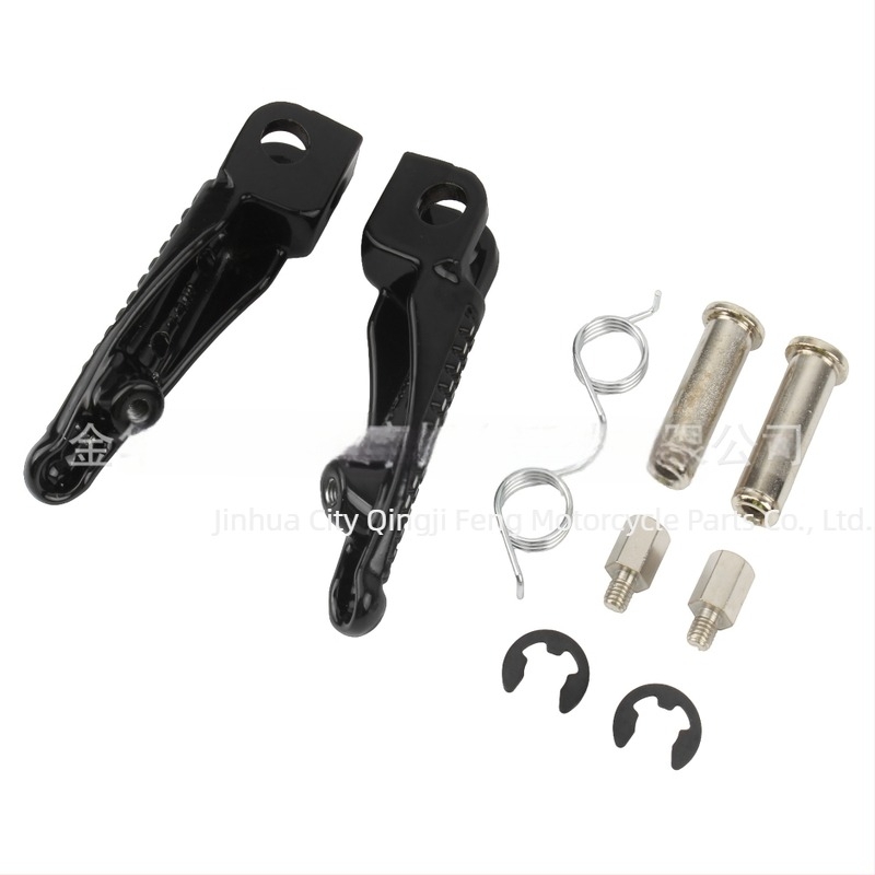 Pedale frontale pentru motocicletă Kawasaki Ninja Z1000 și ZX6R, oțel inoxidabil, finisaj vopsit, antiderapant