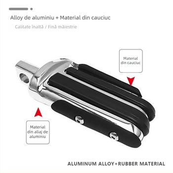 Pedal frontal pentru motocicletă din aliaj de aluminiu, antiderapant – pentru seria Harley, placare electrolitică