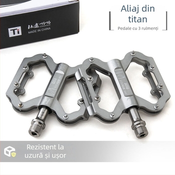 Pedal TiTo din titan pentru biciclete de drum și munte – model OLD, aliaj de aluminiu și titan