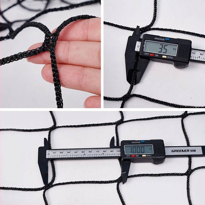 Plasă de volei cu patru margini, din nylon, portabilă pentru antrenamente în aer liber