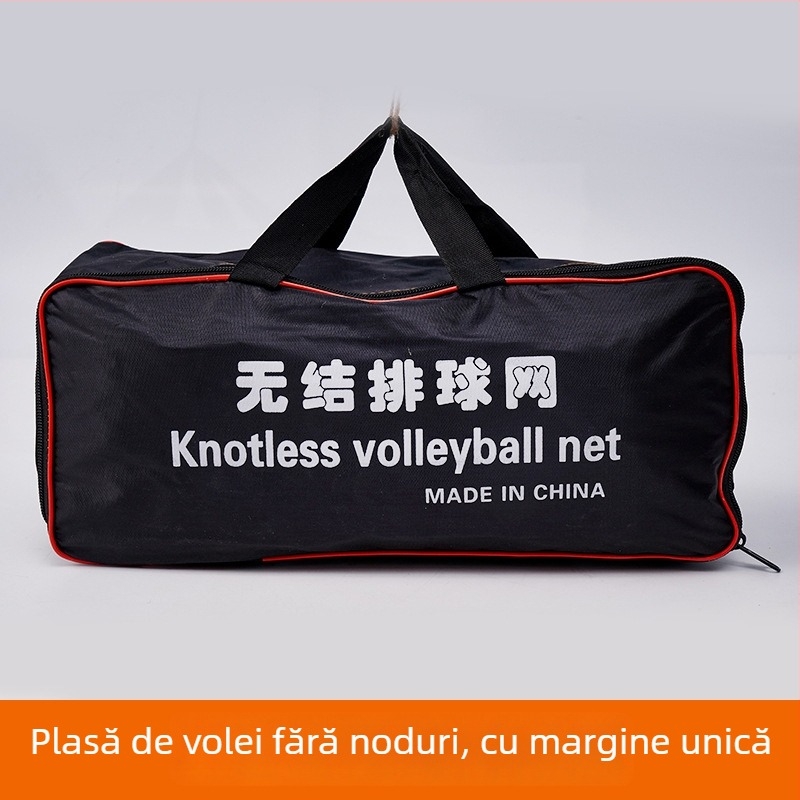 Plasă de volei cu patru margini, din nylon, portabilă pentru antrenamente în aer liber
