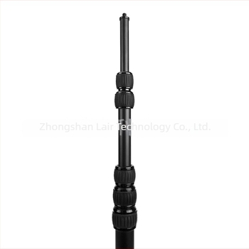 Selfie Stick pentru telefon, aliaj de aluminiu, 6 secțiuni, stabilizare anti-tremur, suport pentru personalizare