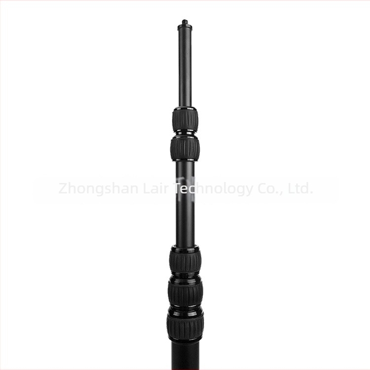 Selfie Stick pentru telefon, aliaj de aluminiu, 6 secțiuni, stabilizare anti-tremur, suport pentru personalizare