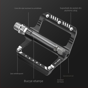 Pedale metalice pentru biciclete MTB și de drum, model 4208
