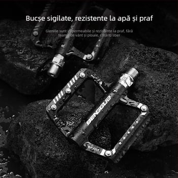 Pedale metalice pentru biciclete MTB și de drum, model 4208