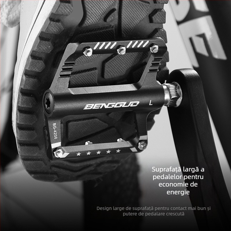 Pedale metalice pentru biciclete MTB și de drum, model 4208