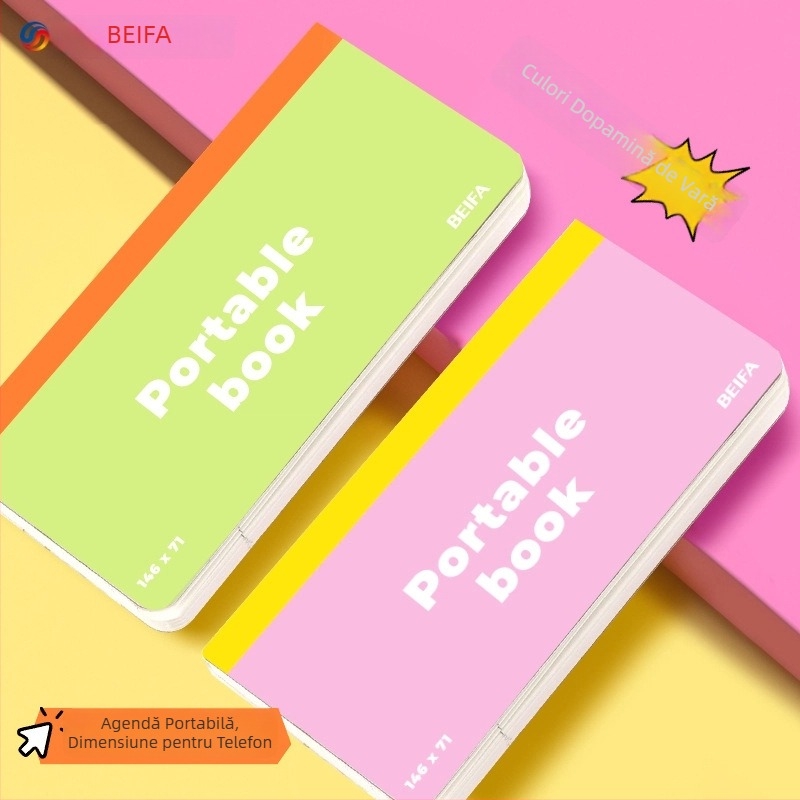 Caiet Shifa – planner de birou și studiu, legare cu foi detașabile, 50–100 pagini, personalizabil