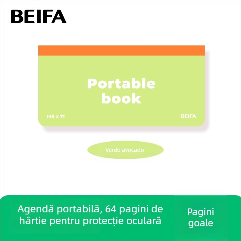 Caiet Shifa – planner de birou și studiu, legare cu foi detașabile, 50–100 pagini, personalizabil