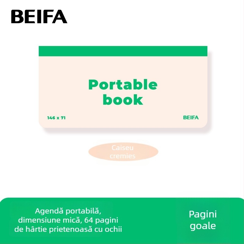 Caiet Shifa – planner de birou și studiu, legare cu foi detașabile, 50–100 pagini, personalizabil