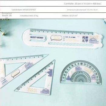 Set de patru rigle‑semne pentru cărți din plastic – temă capybara, multifuncțional, model 7901, greutate netă aproximativă 50,6 g