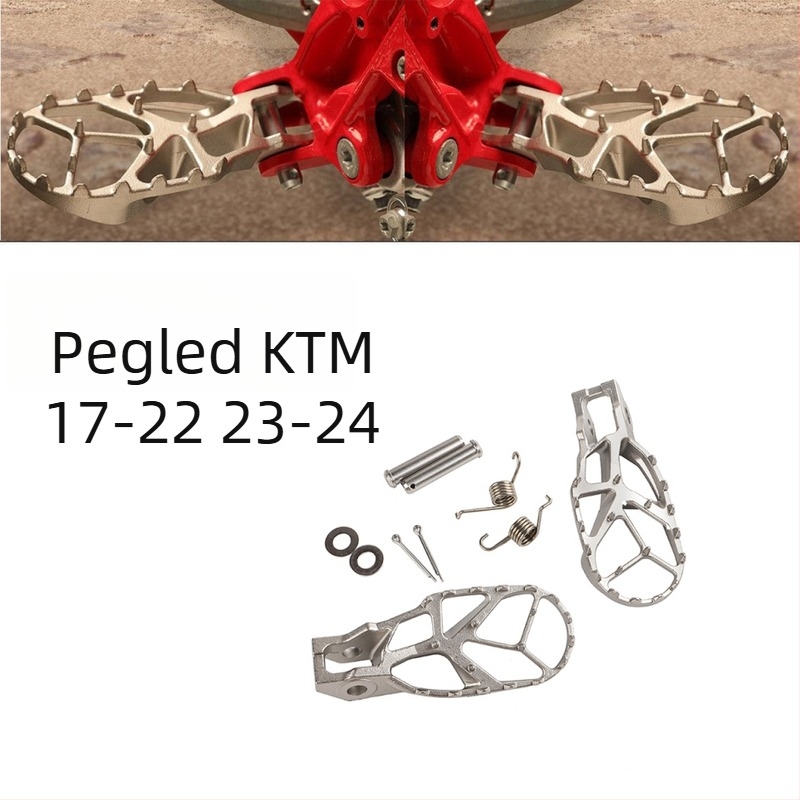 Pedale spate KTM Husqvarna – aliaj de aluminiu, placare electrolitică, marcă Tmqwag, compatibile cu KTM Husqvarna