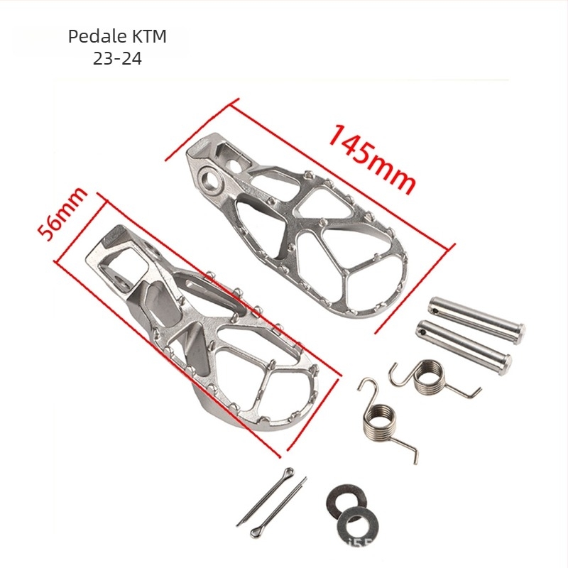 Pedale spate KTM Husqvarna – aliaj de aluminiu, placare electrolitică, marcă Tmqwag, compatibile cu KTM Husqvarna
