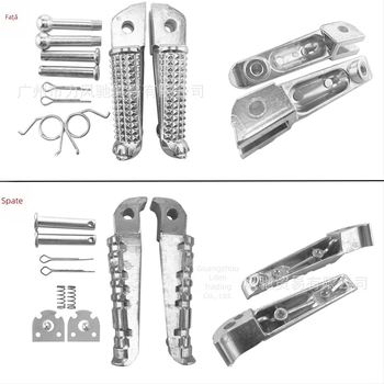 Pedale MT09 față și spate – metalice, finisaj electroplacat