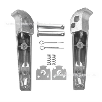 Pedale MT09 față și spate – metalice, finisaj electroplacat