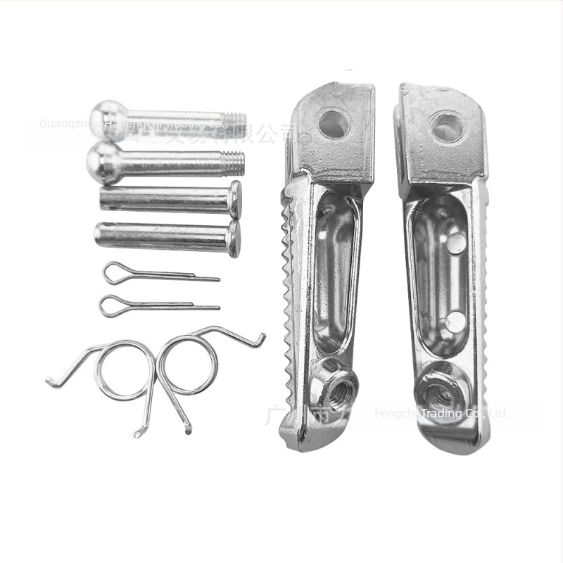 Pedale MT09 față și spate – metalice, finisaj electroplacat