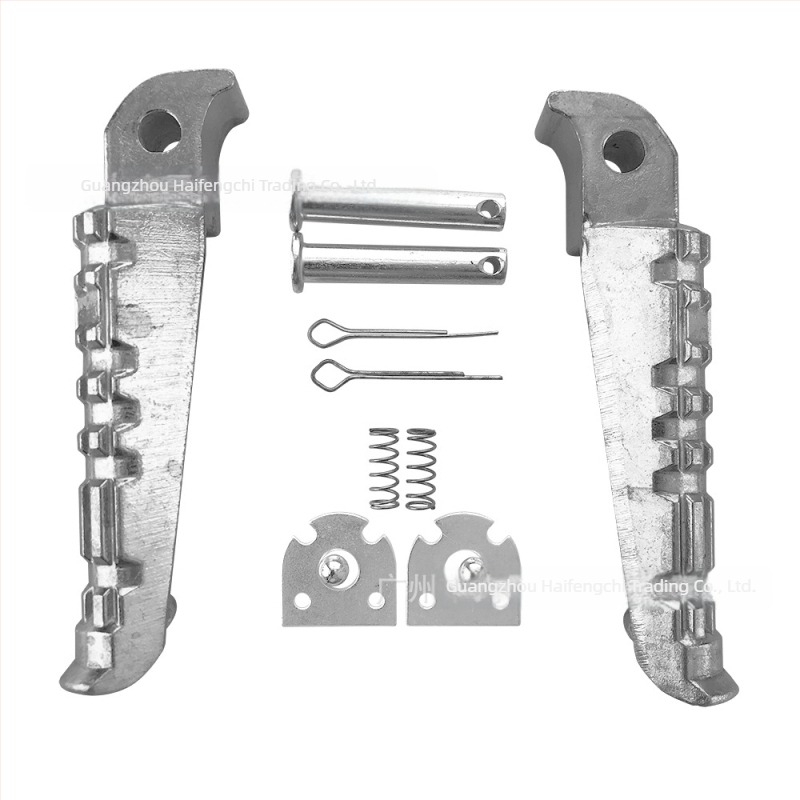 Pedale MT09 față și spate – metalice, finisaj electroplacat