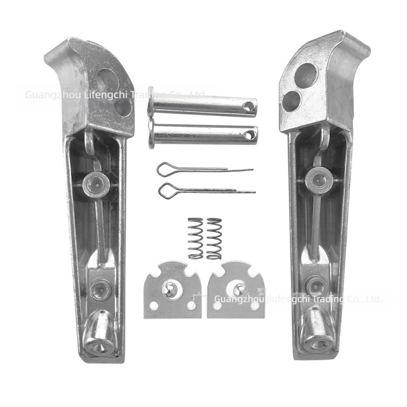 Pedale MT09 față și spate – metalice, finisaj electroplacat
