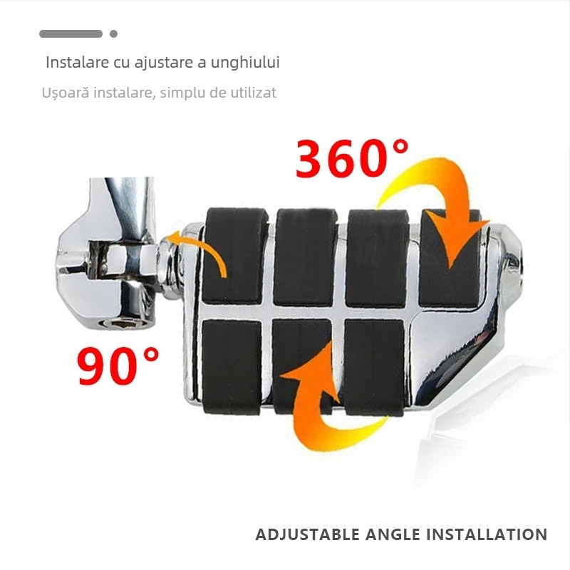 Pedal frontal pentru seria Harley – aliaj de aluminiu, placare electrolitică, marca JH