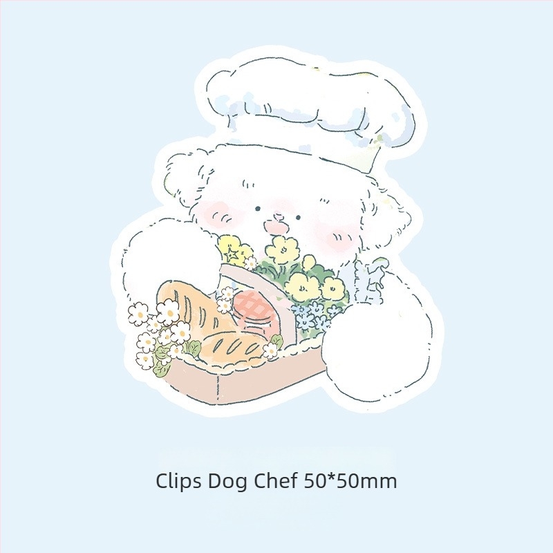 Marubeni Home Clip acrilic pentru planner – desen animat drăguț, design orizontal, clip pentru jurnal