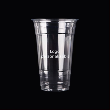 Pahar PET de unică folosință, diametru 107 mm, capacitate 1000 ml, pahar mare pentru ceai cu lapte și ceai de fructe, pahar Torch, 32 oz
