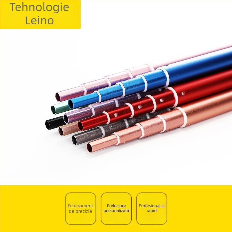 Selfie stick din aluminiu avionic, țeavă telescopică cu șapte secțiuni (personalizare disponibilă, etichetă privată licențiată)