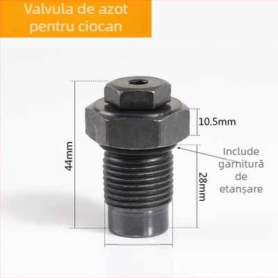 Kit de manometru pentru azot pentru ciocane hidraulice Ronghua, compatibil cu ciocane 68/100/135, Model General, Tip Altul, Domeniu de măsurare 1, Precizie 1