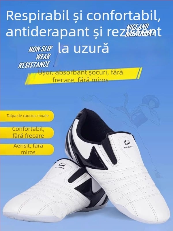 Set uniformă Taekwondo pentru antrenament, 100% bumbac, căptușeală din bumbac, potrivit pentru antrenamente Taekwondo, pentru copii și adulți