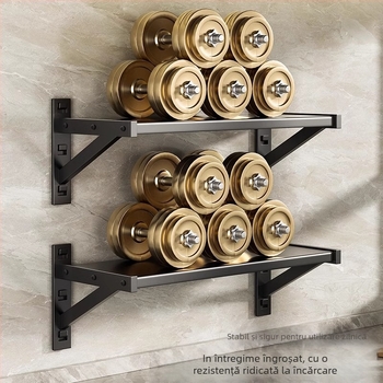 Raft de depozitare montat pe perete pentru bucătărie – metal, stil modern minimalist, marcă Yijusi, potrivit pentru microunde, cuptor și gătitor de orez