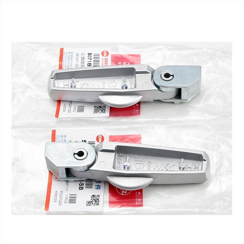 SHEX 125 Suport de picior spate pentru motocicletă – din aliaj de aluminiu, electroplacare