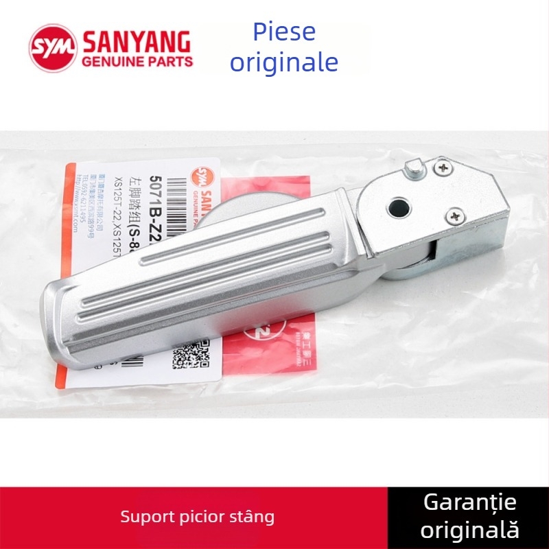 SHEX 125 Suport de picior spate pentru motocicletă – din aliaj de aluminiu, electroplacare