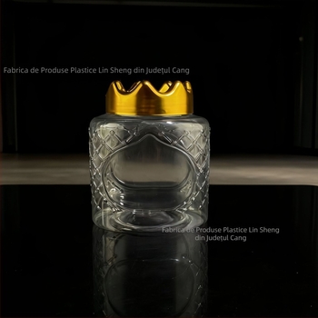 Recipient plastic sigilat cu capac tip coroană, PET, 400–600 ml, turnare prin Blow Molding, ambalaj general