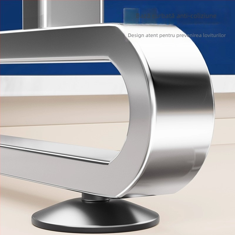 Raft din oțel inoxidabil pentru chiuveta bucătărie – multifuncțional, mobil, depozitare integrată pentru vase și tacâmuri, stil modern