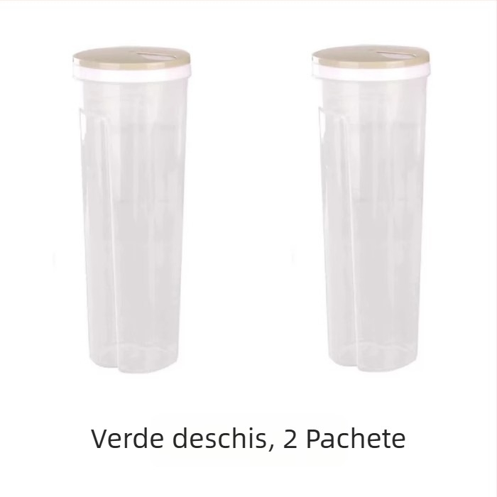 Cutie de depozitare pentru tăiței, din plastic, capacitate 2L, protecție la praf, design modern minimalist