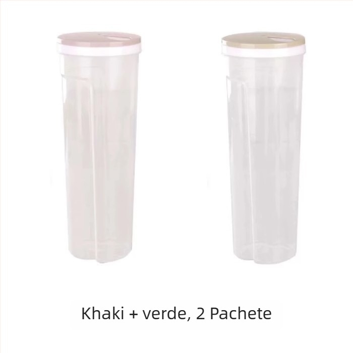 Cutie de depozitare pentru tăiței, din plastic, capacitate 2L, protecție la praf, design modern minimalist