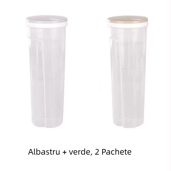 Cutie de depozitare pentru tăiței, din plastic, capacitate 2L, protecție la praf, design modern minimalist
