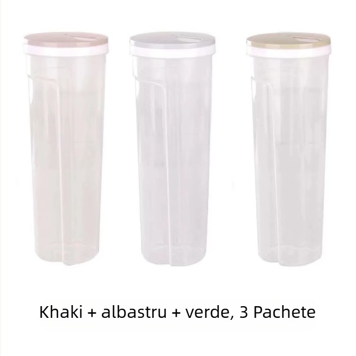 Cutie de depozitare pentru tăiței, din plastic, capacitate 2L, protecție la praf, design modern minimalist