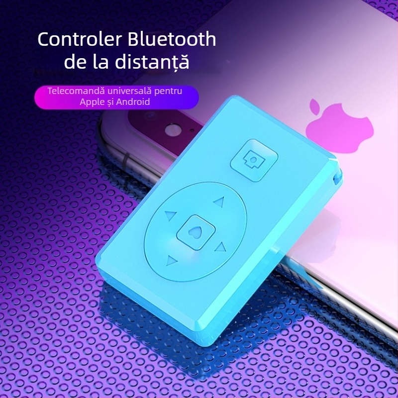 G1 telecomandă wireless Bluetooth pentru live pe mobil și selfie - Model G1, Bluetooth 3.0, carcasă ABS, greutate 15,5 g, suportă fotografiere și difuzare în direct
