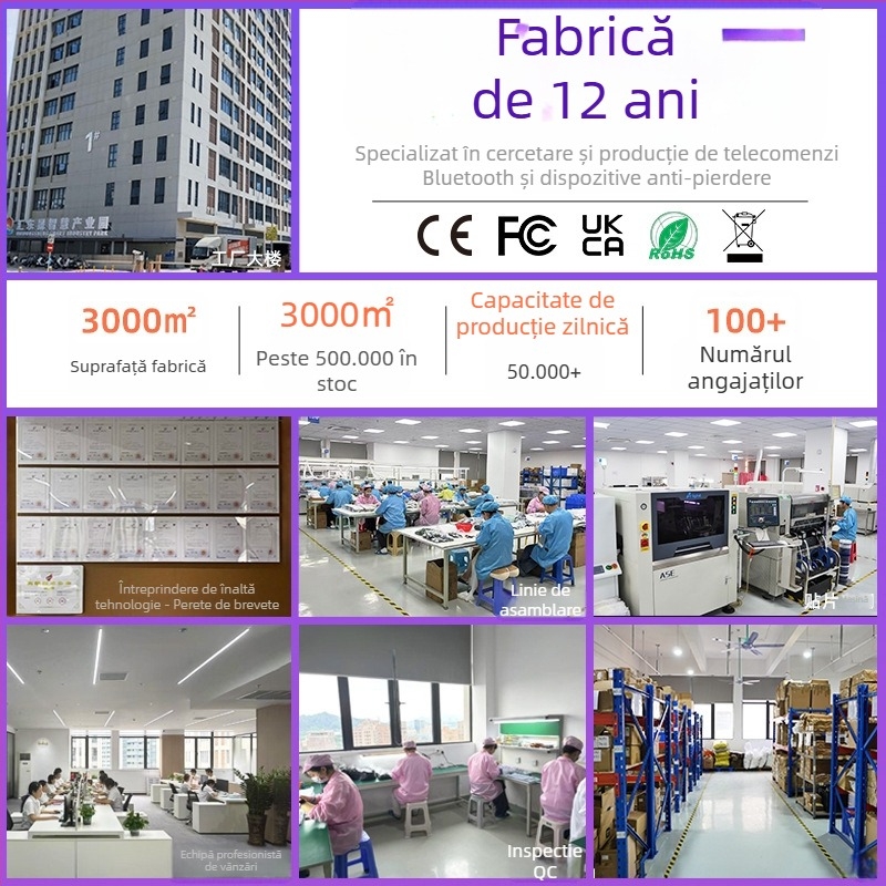 Telecomandă video pentru telefon, design cu 7 butoane, DY08, Bluetooth 5.0, ABS, 35 g