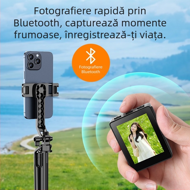 Dispozitiv wireless pentru oglindire a ecranului pentru selfie pe telefonul mobil – CL06, Bluetooth 4.0, ABS material, 100 g