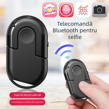 Dispozitiv Bluetooth pentru selfie Q3 — Bluetooth 4.0, material ABS, greutate 10 g, brand Qisi