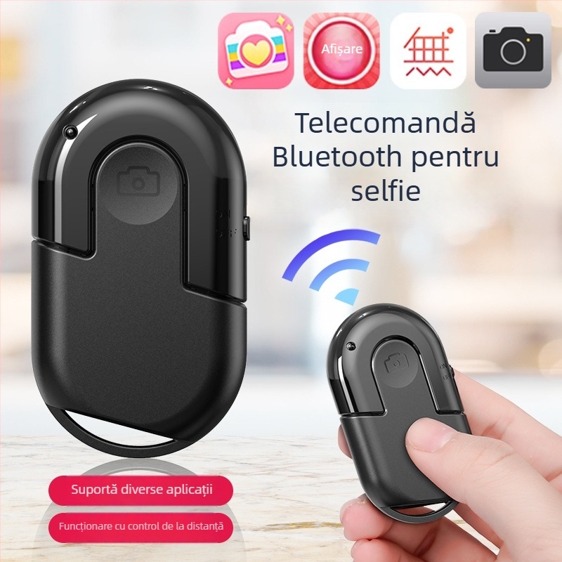 Dispozitiv Bluetooth pentru selfie Q3 — Bluetooth 4.0, material ABS, greutate 10 g, brand Qisi