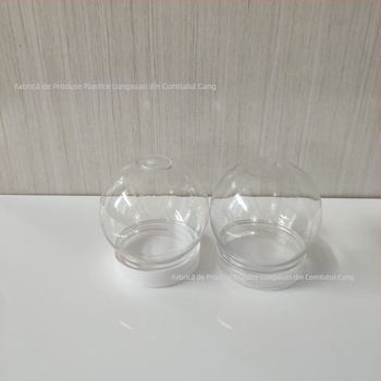 Sticlă DIY pentru copii – sticlă plastic sferică PET, capac din plastic sau aluminiu, brand Long xuan