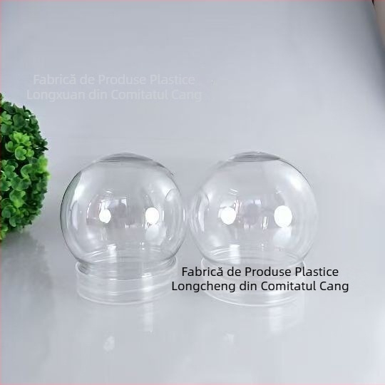 Sticlă DIY pentru copii – sticlă plastic sferică PET, capac din plastic sau aluminiu, brand Long xuan