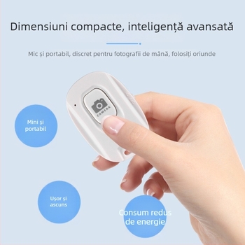 Selfie stick Bluetooth, Bluetooth 4.0, corp ABS, greutate 23 g