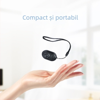 Telecomandă pentru telefon mobil cu Bluetooth 4.0, multifuncțională pentru selfie, 7 butoane, model CH-7JYQDC-H, corp ABS, greutate 14 g